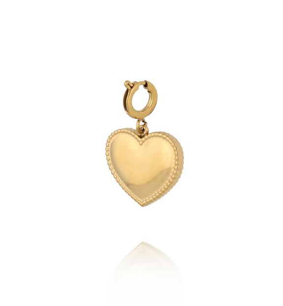 Charms złote serce duże CHA0205