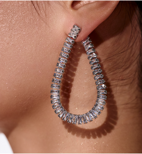 Kolczyki srebrne z kryształkami Samantha KSS1528