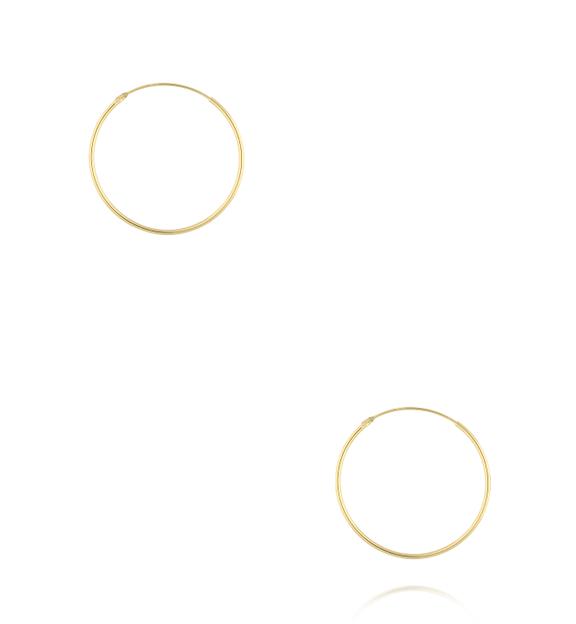 Kolczyki koła złote KCA0180