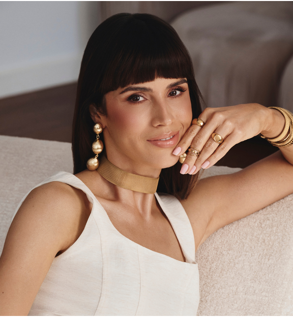 Naszyjnik choker złoty mesh NSY0601