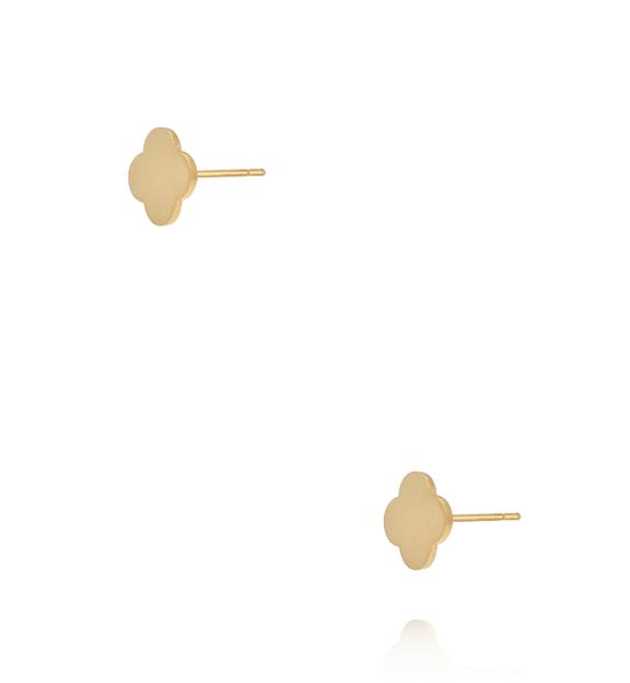 Kolczyki koniczynki złote KSY0609