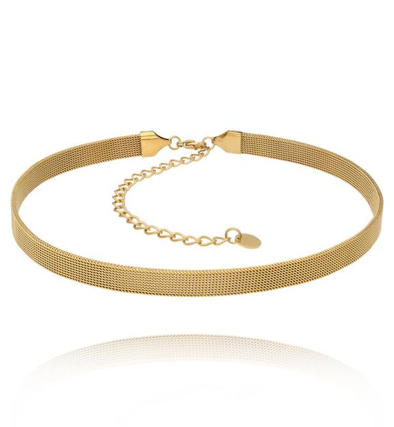 Choker złoty Chic Stainless NSA1185