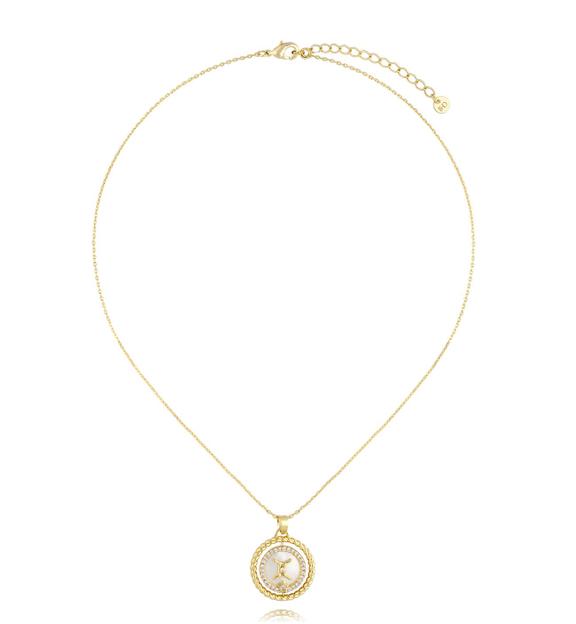 Naszyjnik znak zodiaku Bliźnięta NLU0034