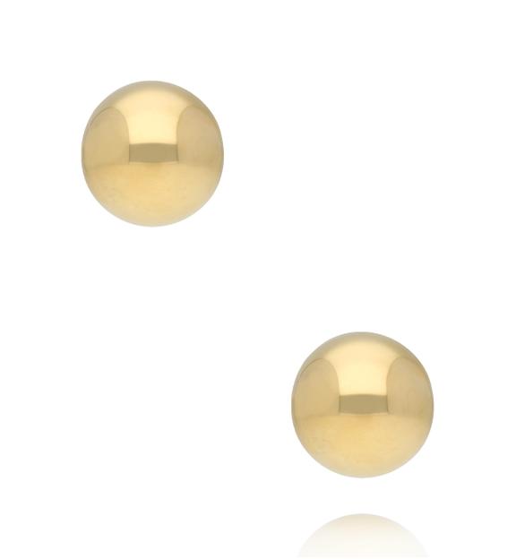 Kolczyki półkole złote KSY0637