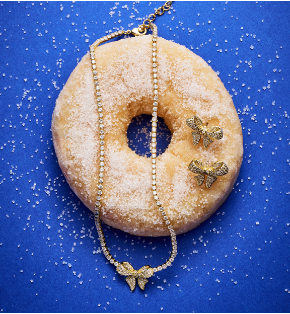 Zestaw biżuterii z kokardkami ZN0065