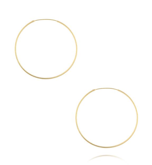 Kolczyki koła złote KCA0186