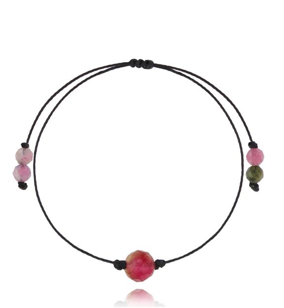 Bransoletka z różowym turmalinem Birthstones BGL0752