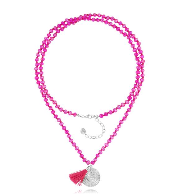 Naszyjnik długi z kryształkami Summer Song NSH0047