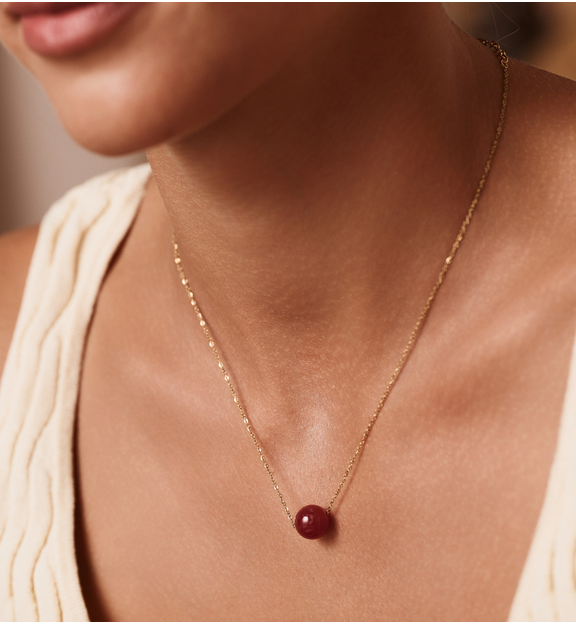 Naszyjnik z jadeitem NLB0353