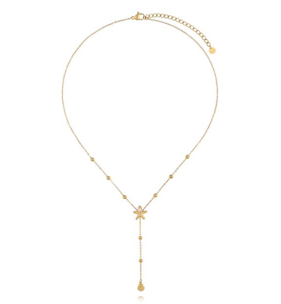 Naszyjnik morski z rozgwiazdą z krawatką NSH0134