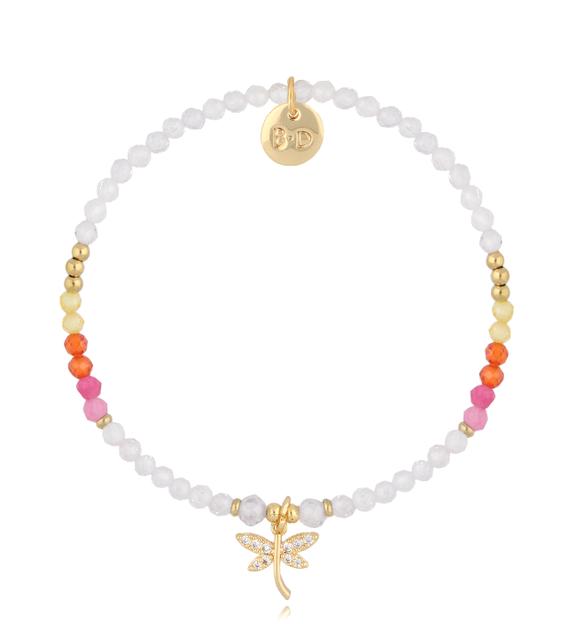 Bransoletka z cyrkoniami i ważką Iris BTW2655