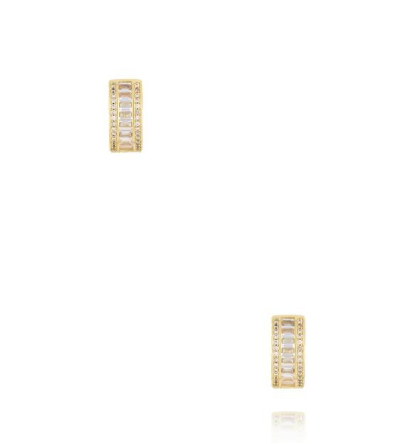 Kolczyki koła złote z cyrkoniami KSS2188