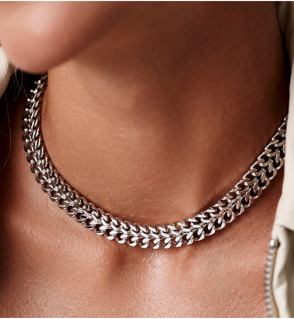 Naszyjnik łańcuch srebrny NSY0494