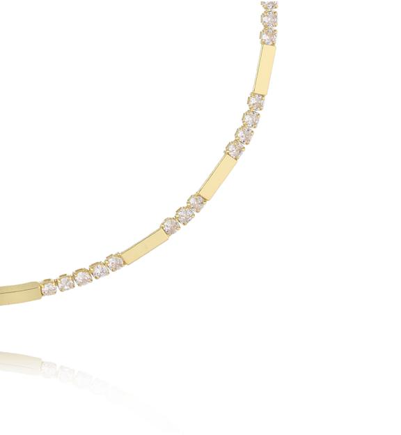 Naszyjnik złoty z cyrkoniami NRG0543