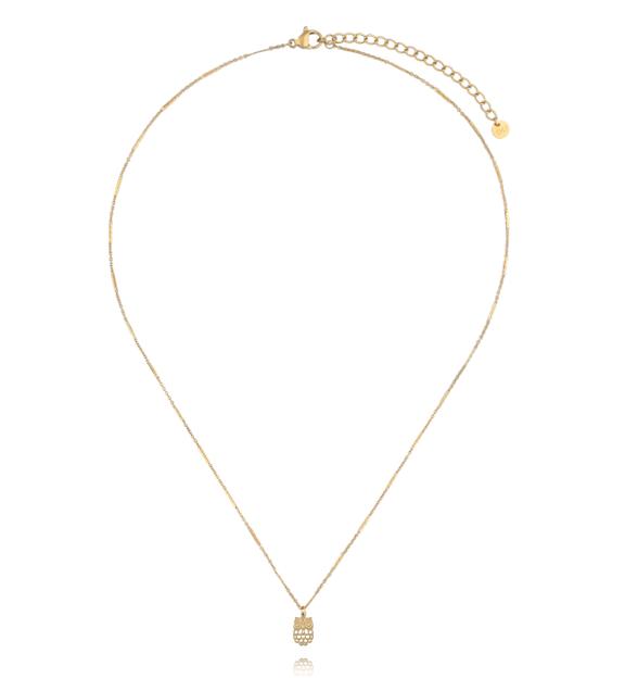 Naszyjnik z sową złoty NSY0770