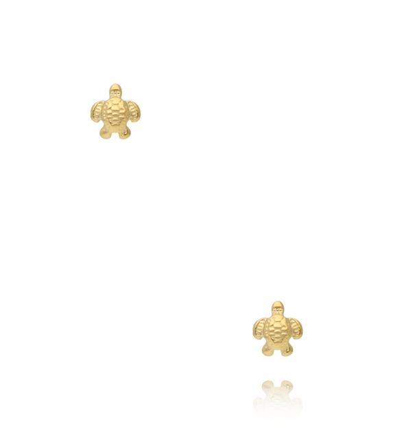 Kolczyki w kształcie żółwika KSY0548