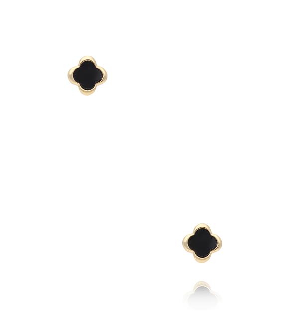 Zestaw kolczyków w kształcie koniczyny KMB0054