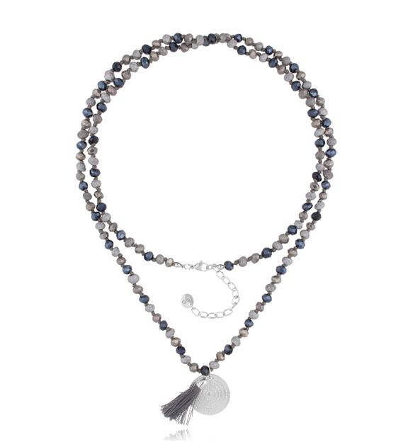 Naszyjnik długi z kryształkami Summer Song NSH0059