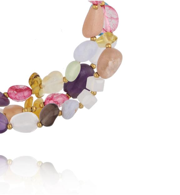 Bransoletka z kolorowych kamieni naturalnych BSC2391