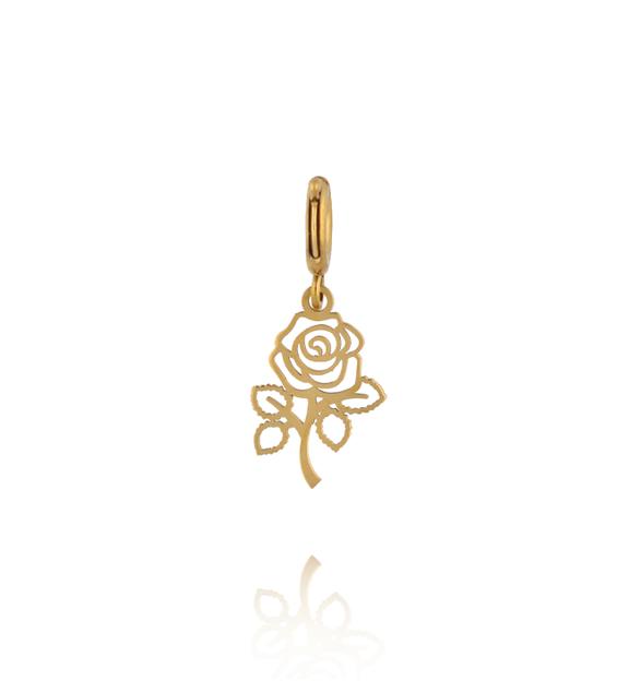 Charms złota róża CHA0227