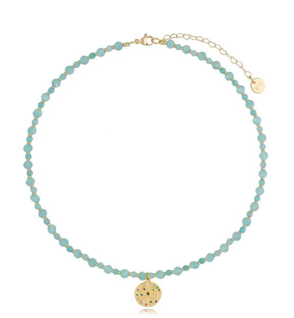 Naszyjnik z zawieszką z kryształkami Kastella NTW0743