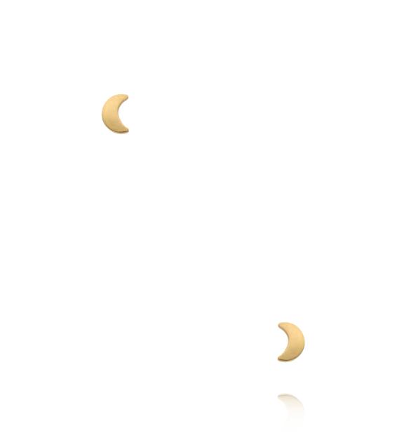 Kolczyki sztyfty – złote księżyce KSY0539