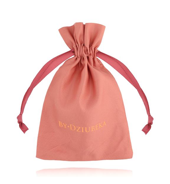 Woreczek bawełniany peach pink duży OPA0254