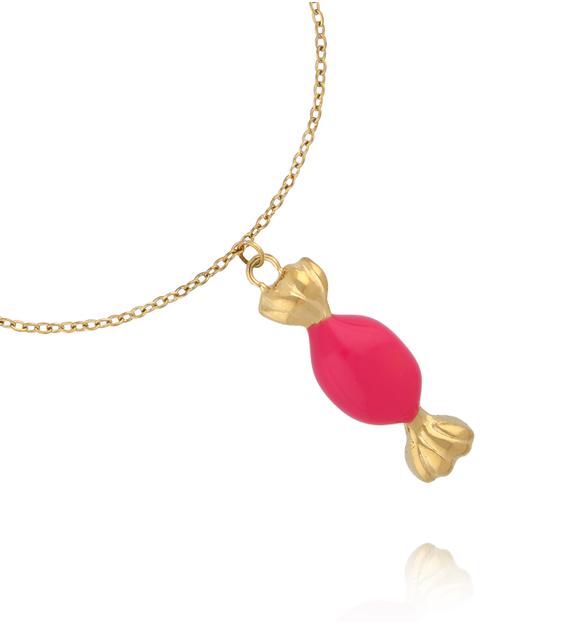 Bransoletka dla dziewczynki z zawieszką cukierka BSY0563