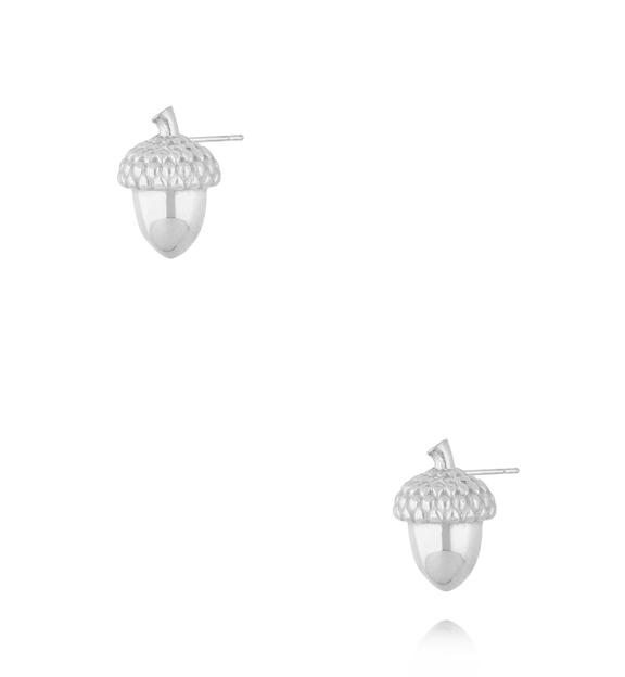 Kolczyki z żołędziami srebrne KSA2234