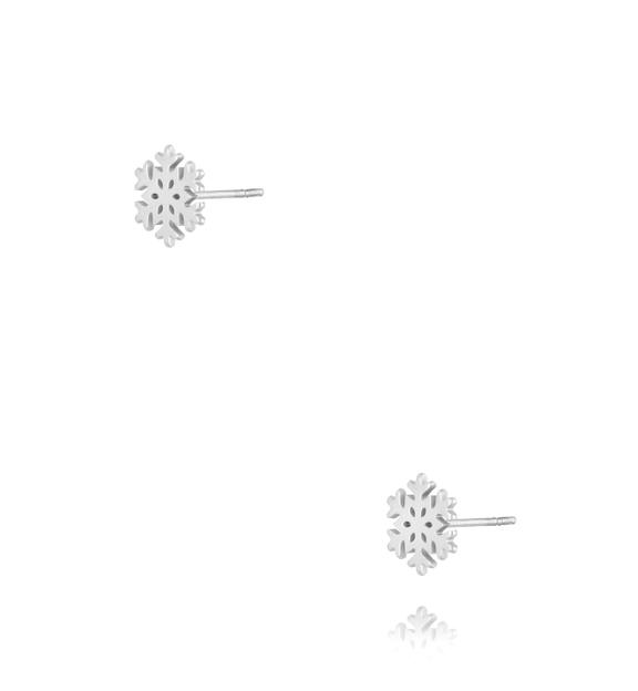 Kolczyki srebrne śnieżynki Lapland KSA1385
