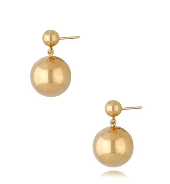 Kolczyki złote Midium Balls KSA0643