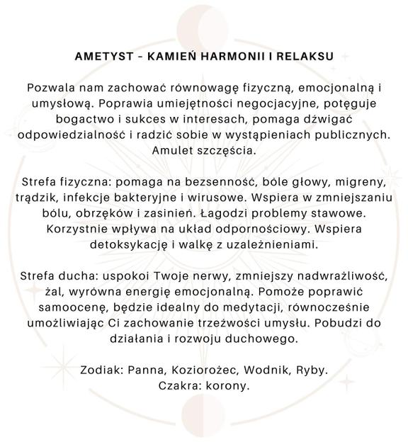 Kolczyki srebrne kółeczka z ametystem HARMONY KGE0005