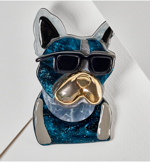 Broszka z Bulldogiem Finn BRZA0010