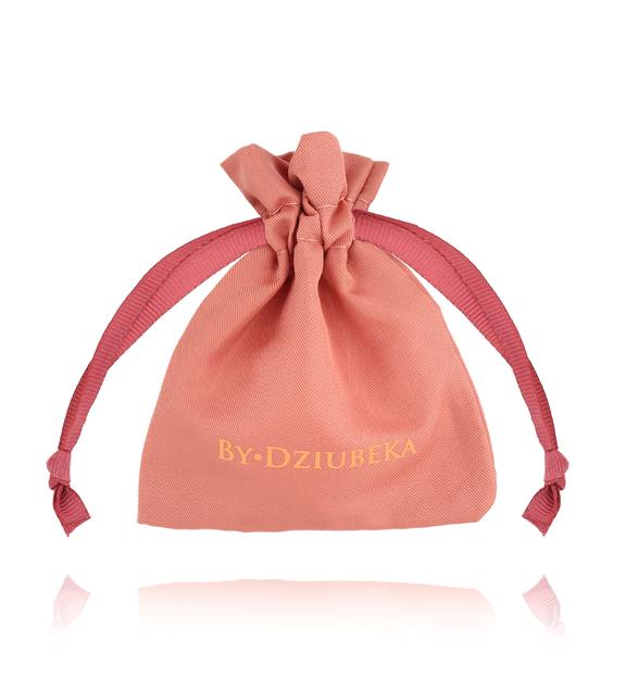 Woreczek bawełniany peach pink mały OPA0255