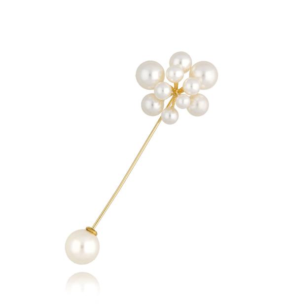 Szpilka złota z perłami Thiane BRPE0004