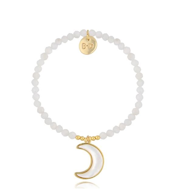 Bransoletka bała z księżycem Amsterdam BTW1615
