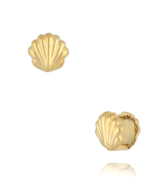 Kolczyki z muszlą złote Cuore del Mare KSA2091