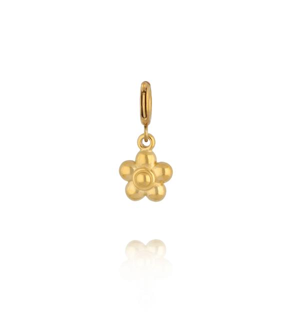 Charms złoty kwiatuszek CHA0270