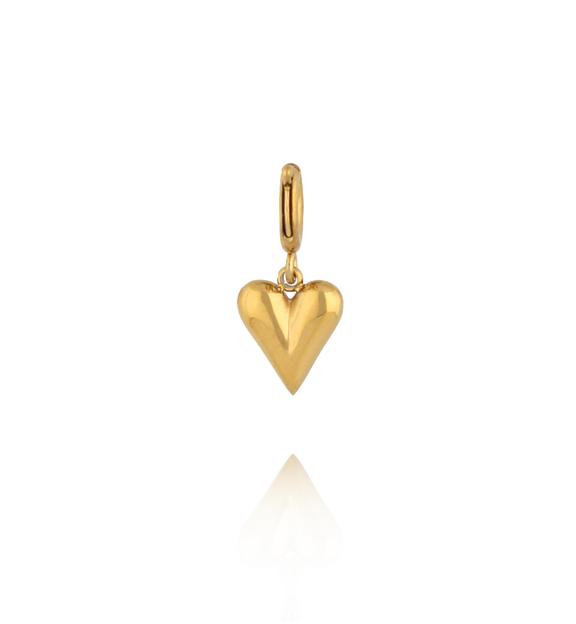 Charms Wydłużone Złote Serce CHA0092