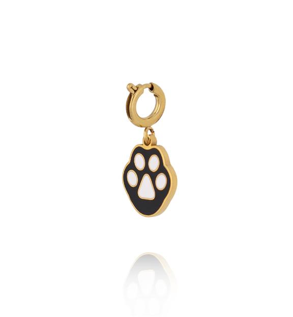 Charms psia łapka z emalią  CHA0278