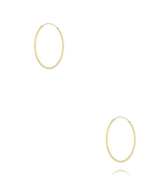 Kolczyki koła złote KCA0182