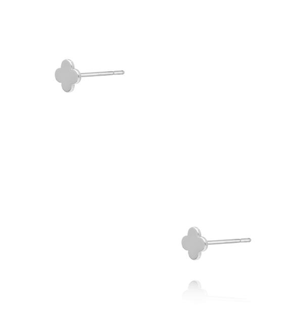 Kolczyki srebrne koniczynki KCA0093