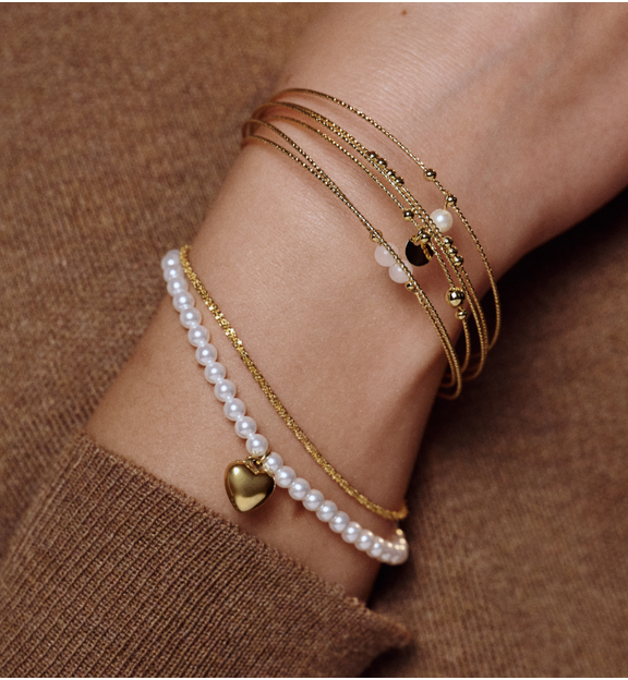 Bransoletka potrójna złota obręcz BRG0279