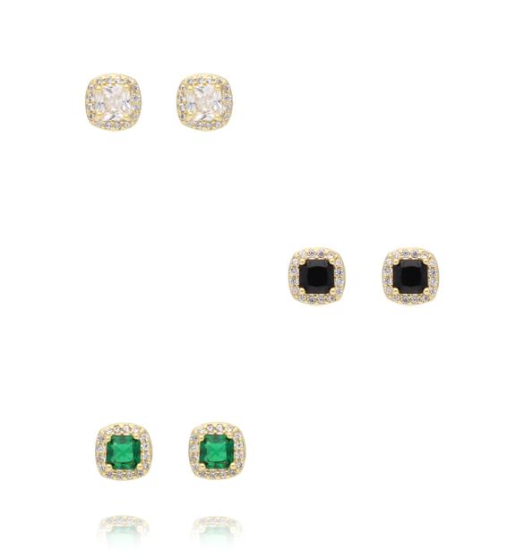 Zestaw kolczyków z cyrkoniami KSS2262