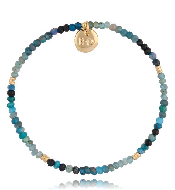 Bransoletka niebieska Blue Opal BTW0693