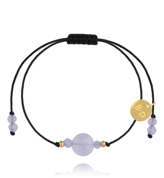 Bransoletka z niebieskiem jadeitem Bléone BMT0146