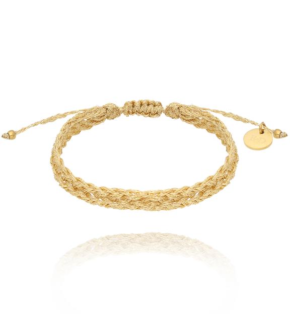 Bransoletka złota pleciona Braided BSC1883