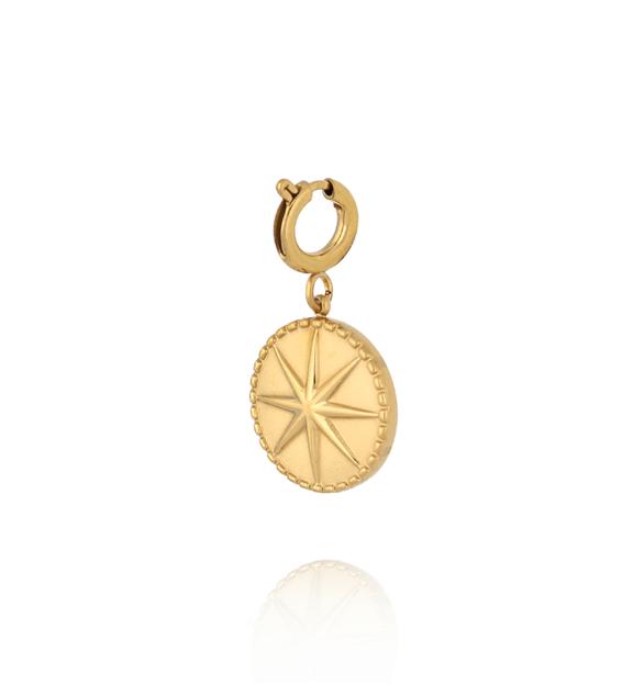 Charms złota róża wiatrów CHA0101