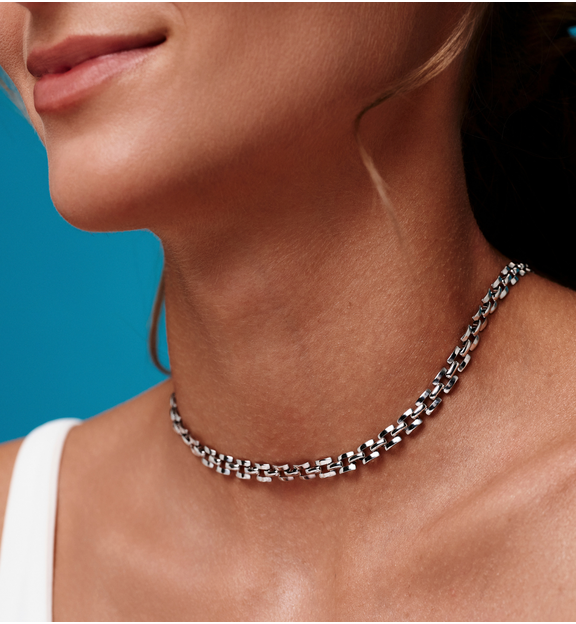 Naszyjnik srebrny łańcuch NSY0558