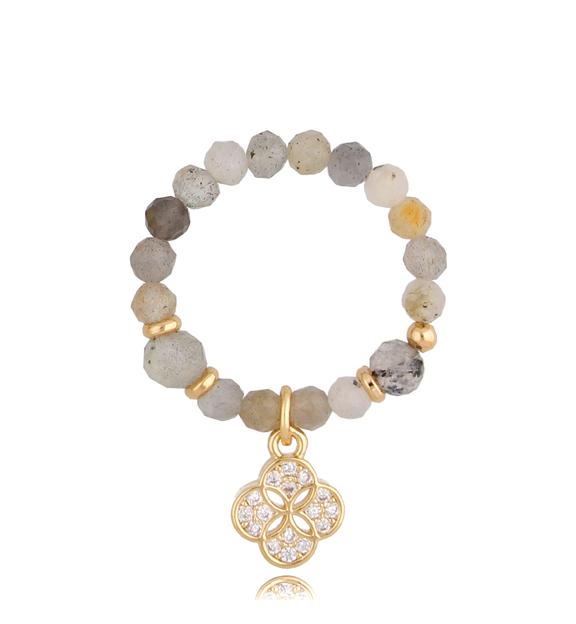 Pierścionek z labradorytem Beth PTW0212